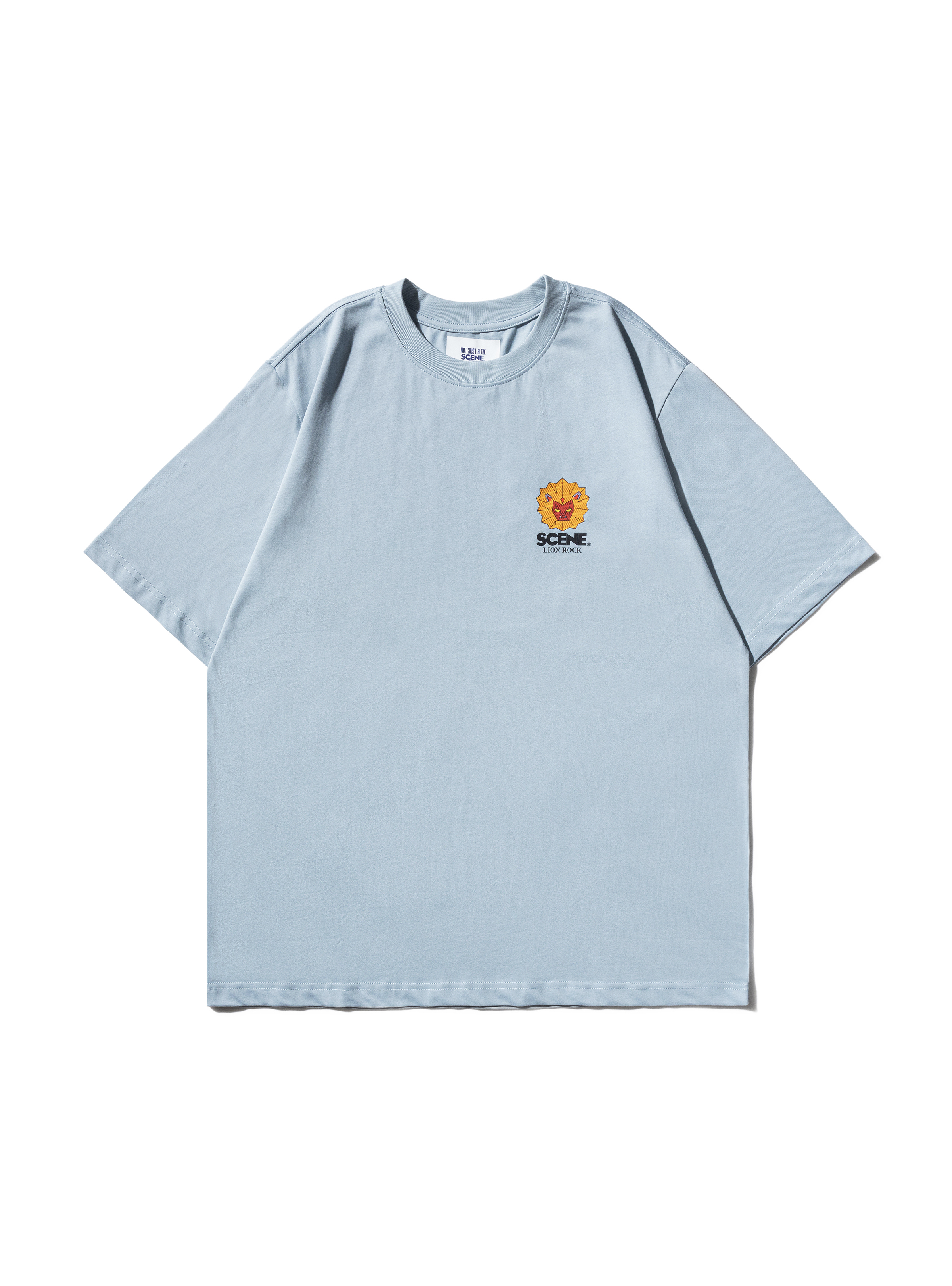 SC x DEVILROBOTS _LION ROCK TEE // BLUE