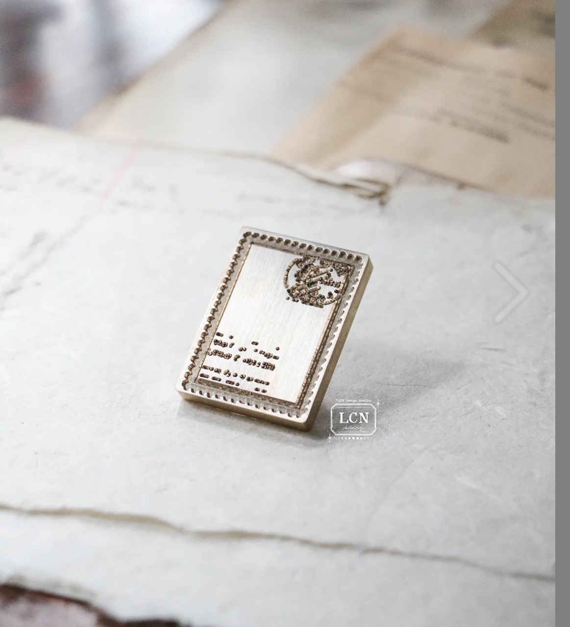 吉 封蠟印章組 - 郵票 L （4 x 3 cm）