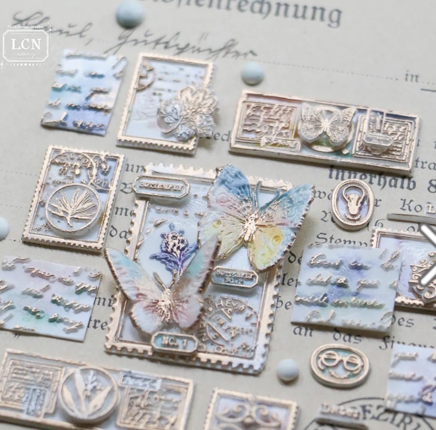 吉 封蠟印章組 - 郵票 L （4 x 3 cm）