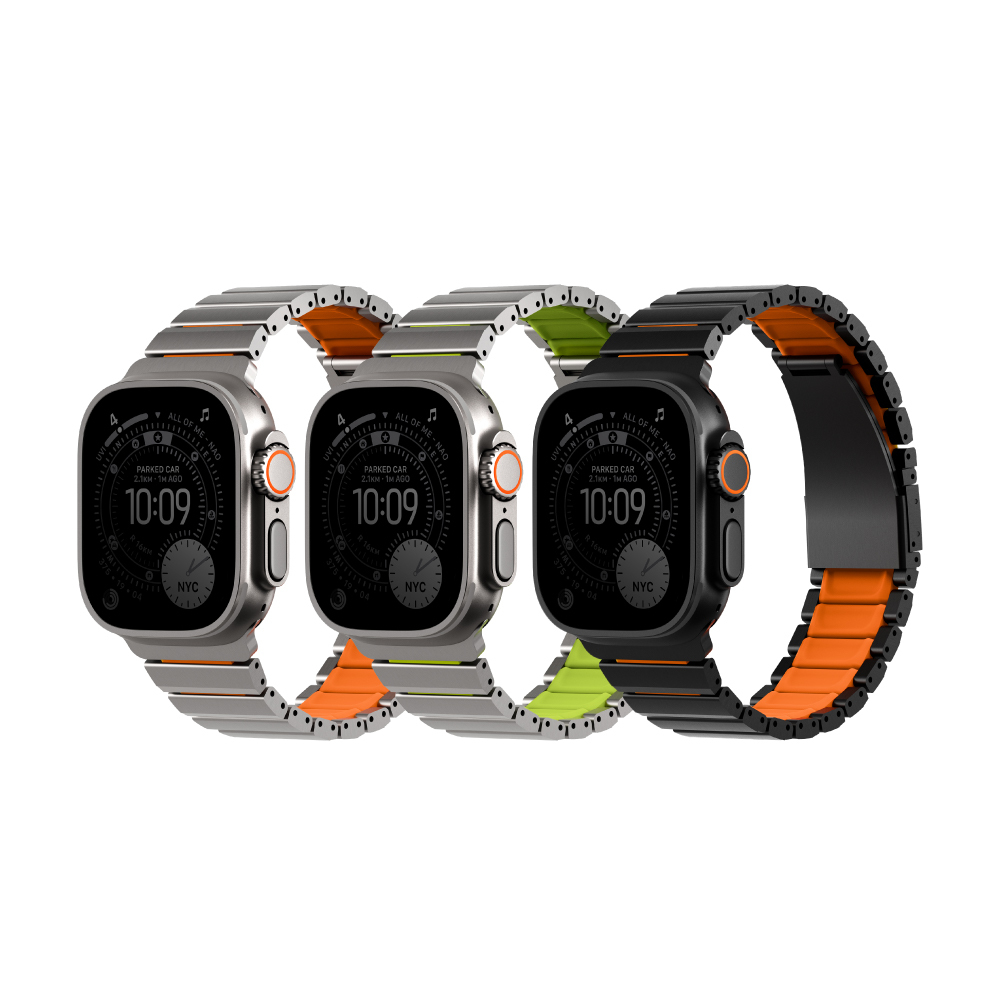 UNIQ Strova Flex 不鏽鋼調節錶帶（for Apple Watch）