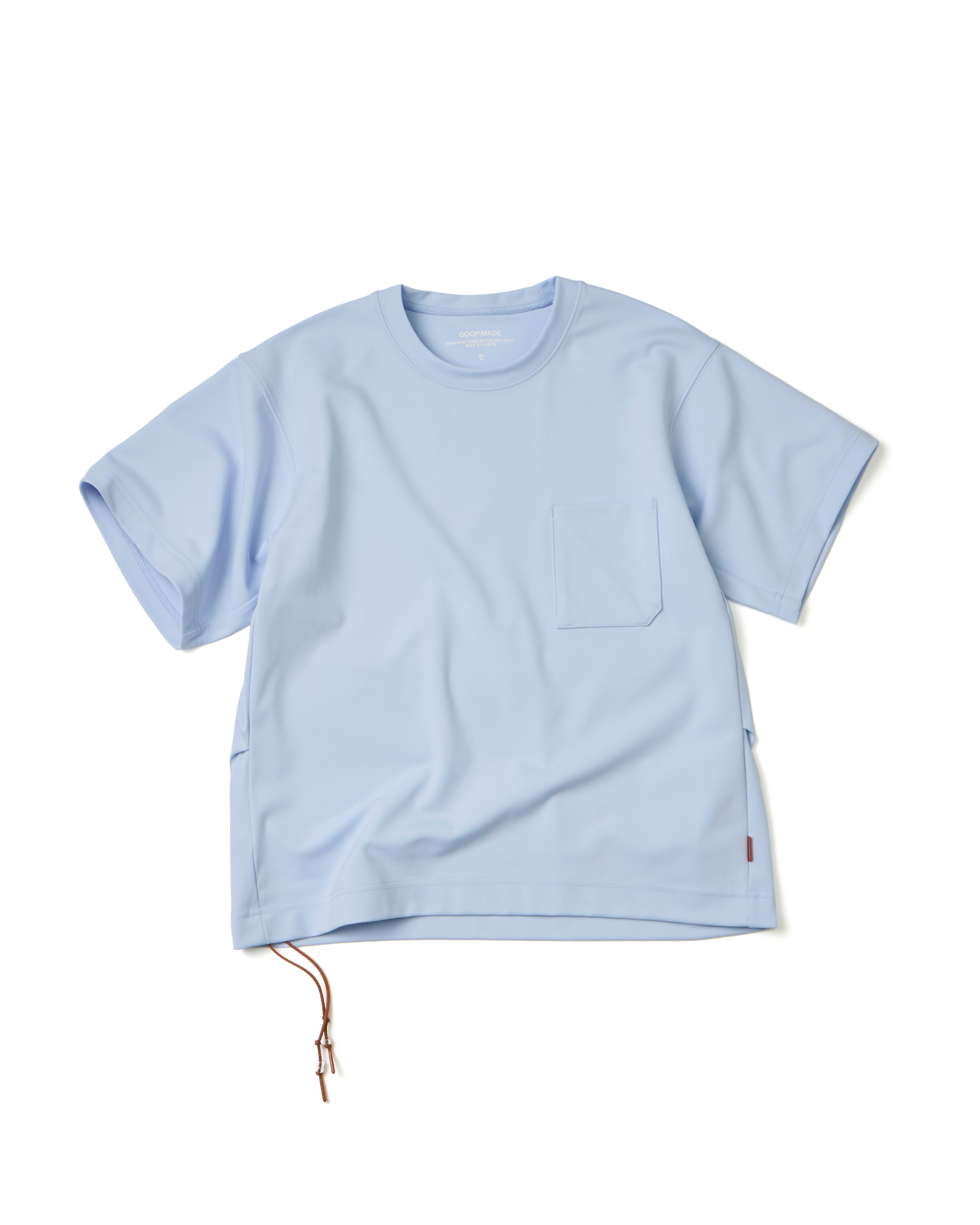 GOOPiMADE SND1 - Basic Pocket Tee (Ver. Sharp) - Blue