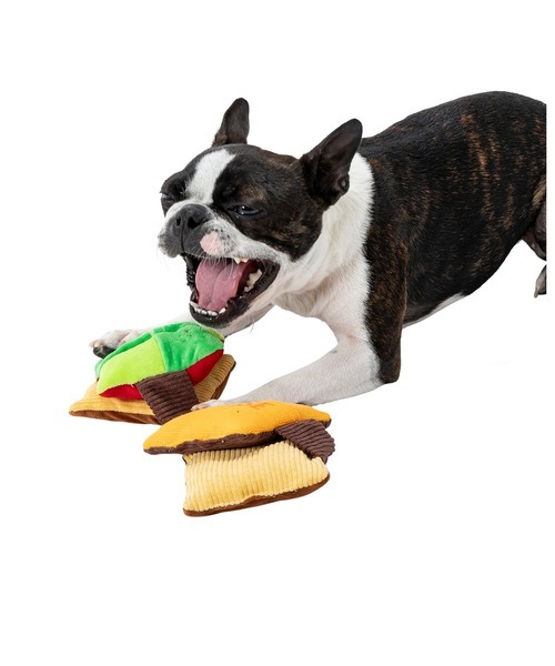 Mandarin Brothers 狗玩具．Panel Burger藏食漢堡