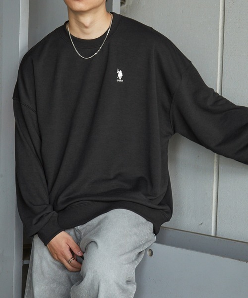 <換季折扣🏷️> U.S. POLO ASSN. 刺繡小LOGO 大學T 15色