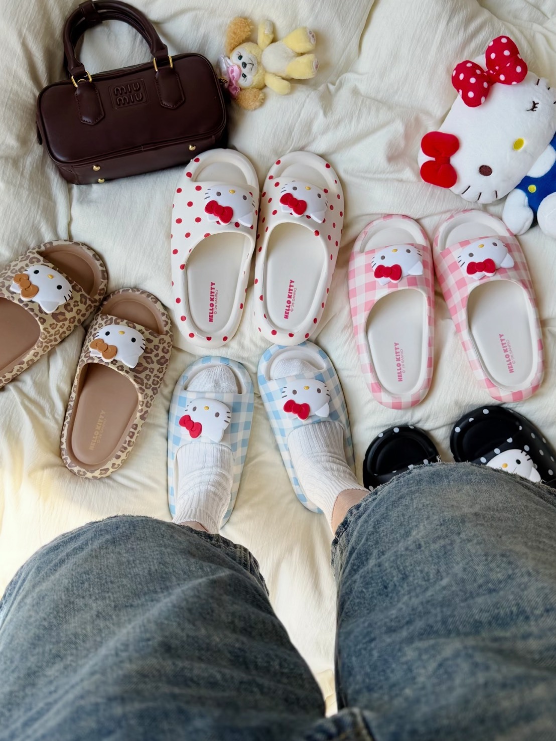 超萌 HELLO KITTY 踩屎感 厚底 防滑拖 2.0