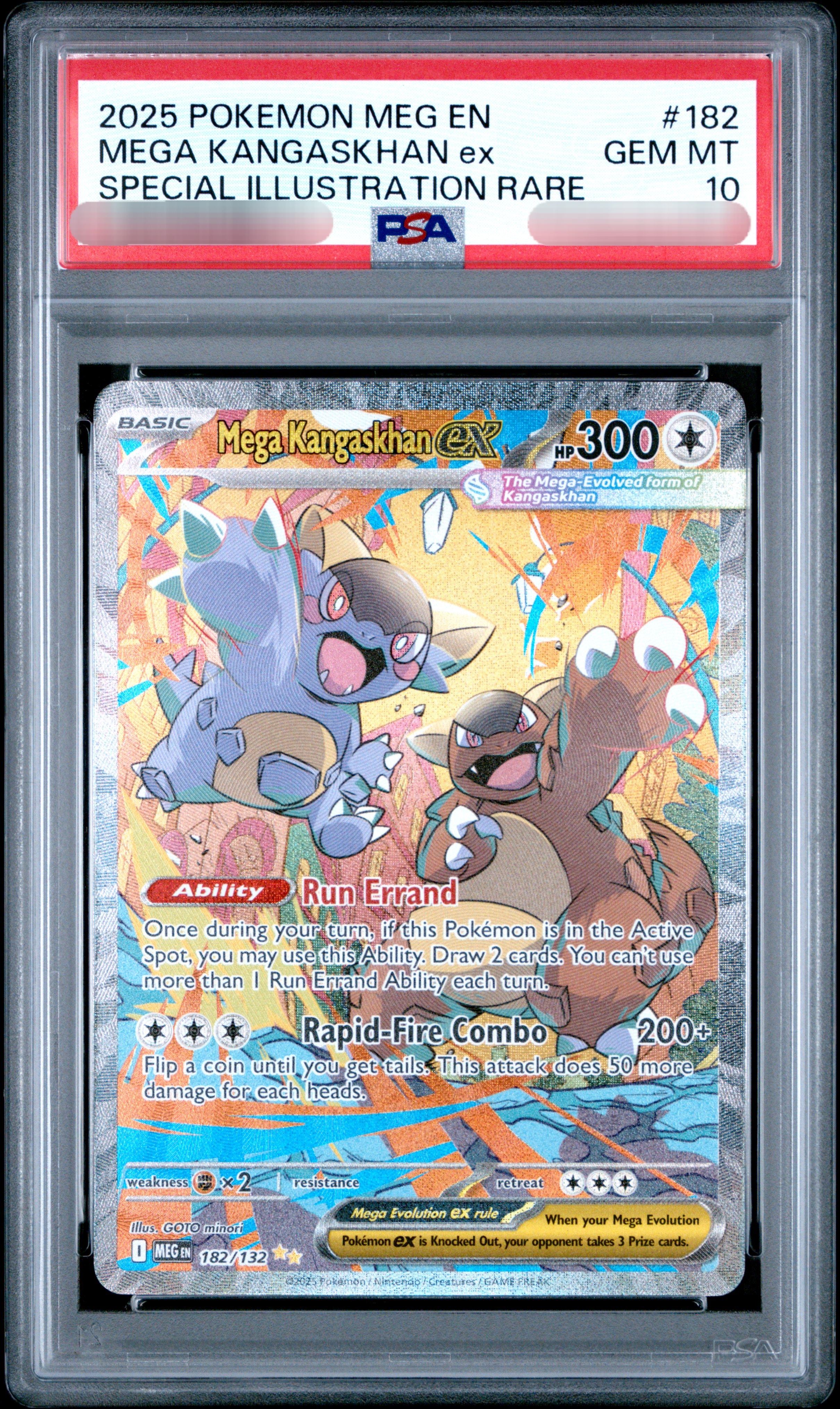 【PSA 10】2025 POKEMONMEG EN MEGA KANGASKHAN ex SPECIAL ILLUSTRATION RARE