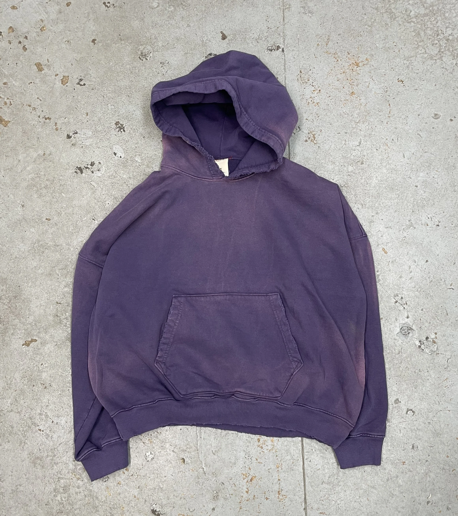 [現貨] MOOJIMOOJI OVERSIZE CROP HOODIE | AGED PURPLE