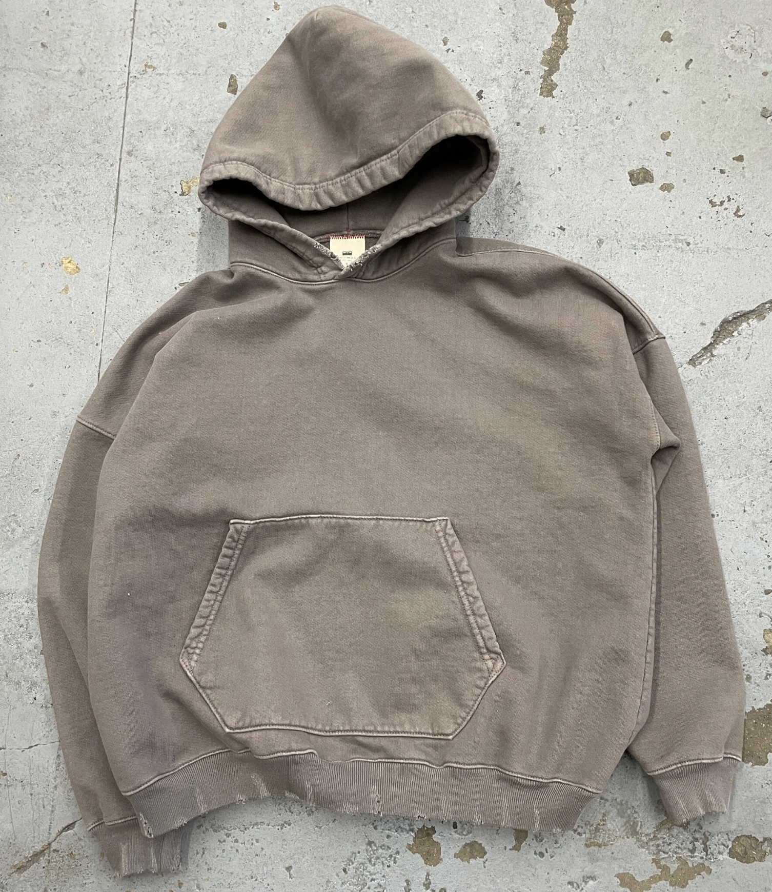 [現貨] MOOJIMOOJI OVERSIZE HOODIE | AGED TAUPE GREY