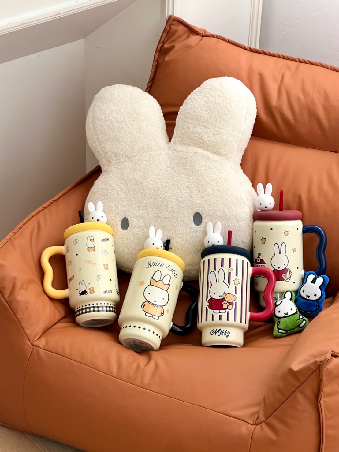 正版授權 MIFFY 大容量 吸管隨手杯 600ML