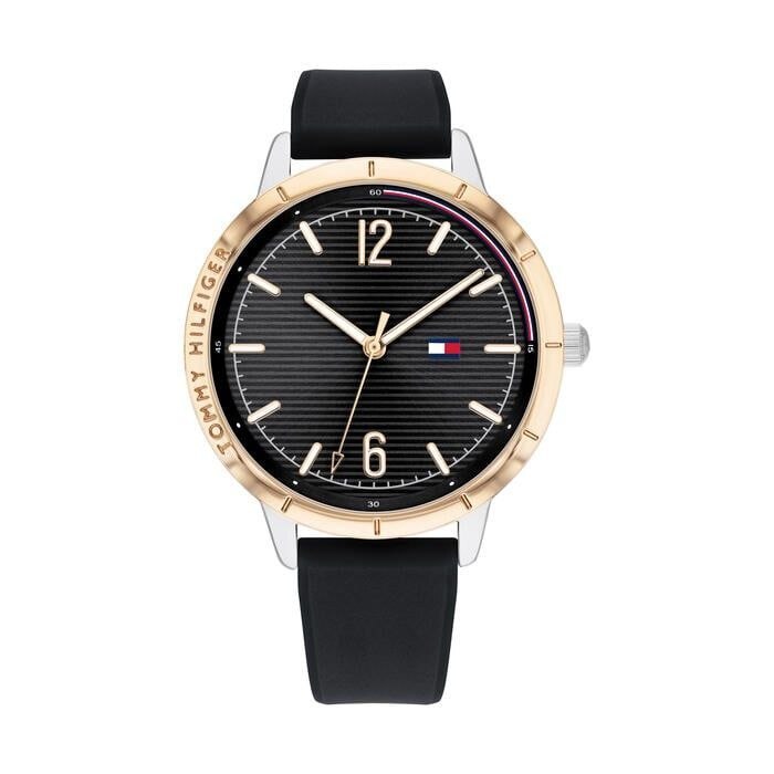 [U] TOMMY HILFIGER BLACK 1782048 WOMEN`S WATCH, 885997300759 (UZZ66)