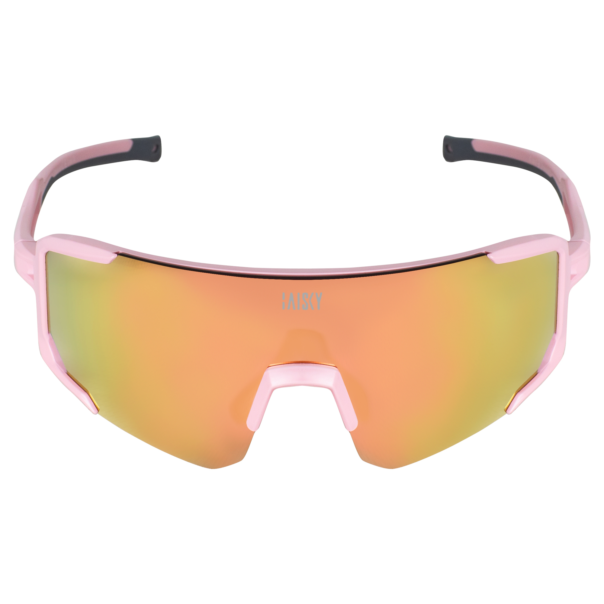 運動風鏡 藕粉框電鍍玫瑰金