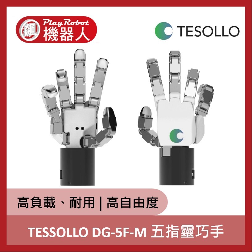 韓國 TESOLLO DG-5F-M 五指靈巧手