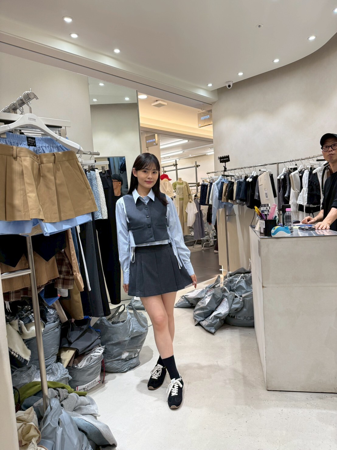 FF6024 馬甲側開排扣背心外套