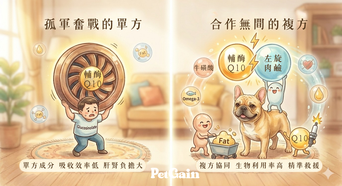 單方vs.複方｜寵物營養品吸收力差別 - PetGain 佩健