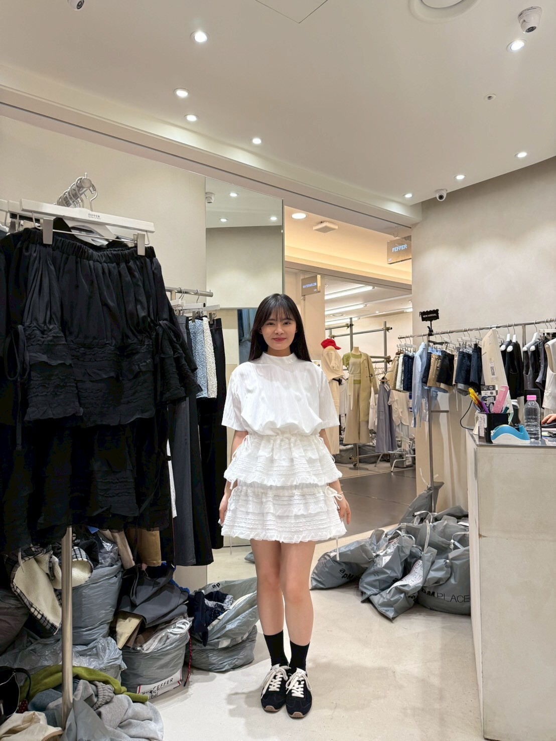 FF6021 壓摺蛋糕裙