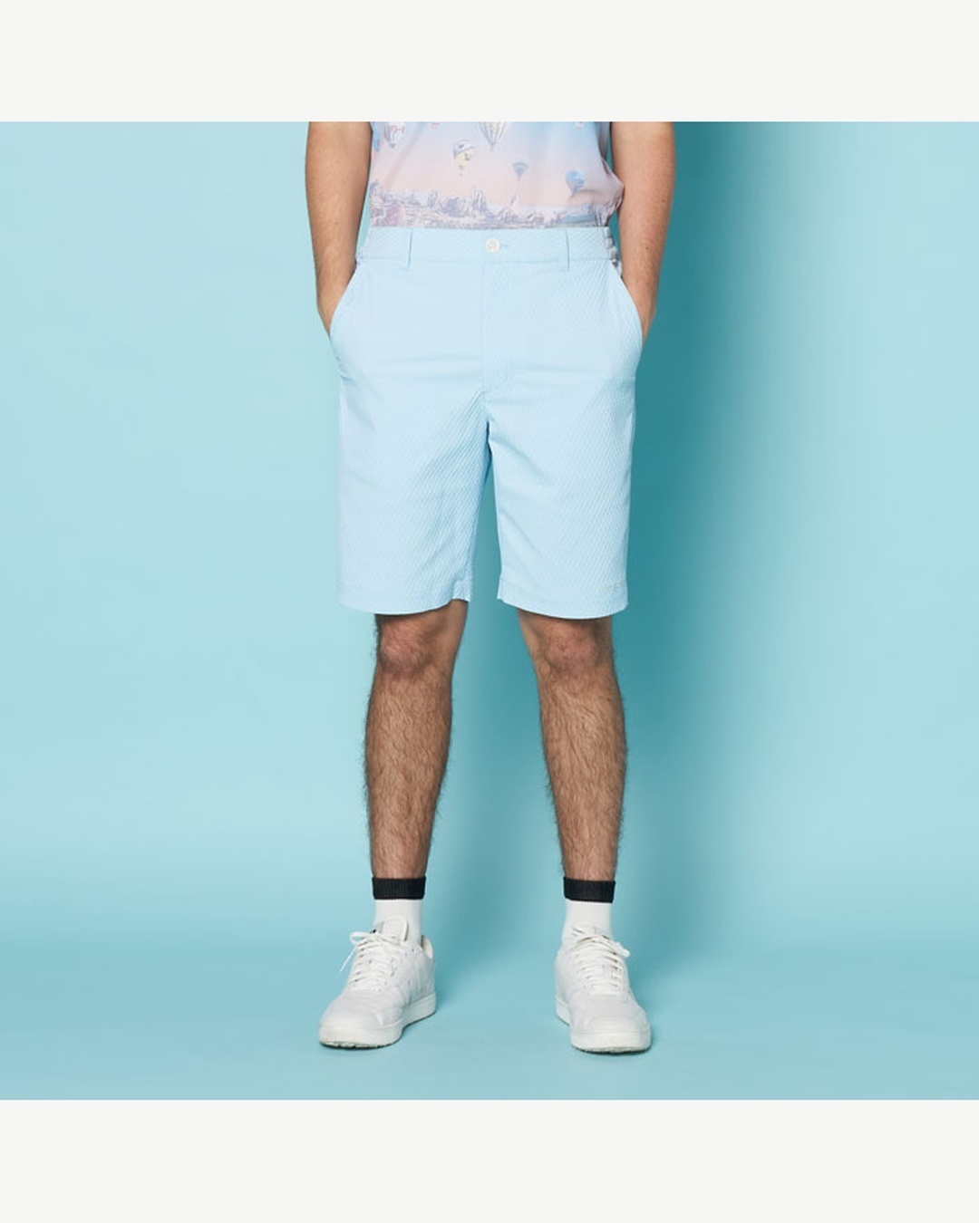 男士-速乾立體壓紋短褲