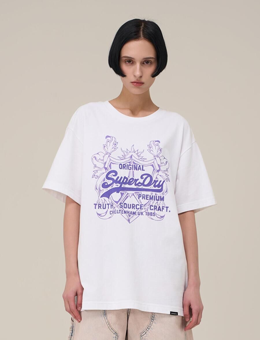 【直播】Superdry LX041054 OVERLAP GRAPHIC 短袖上衣(SDUISCP62)