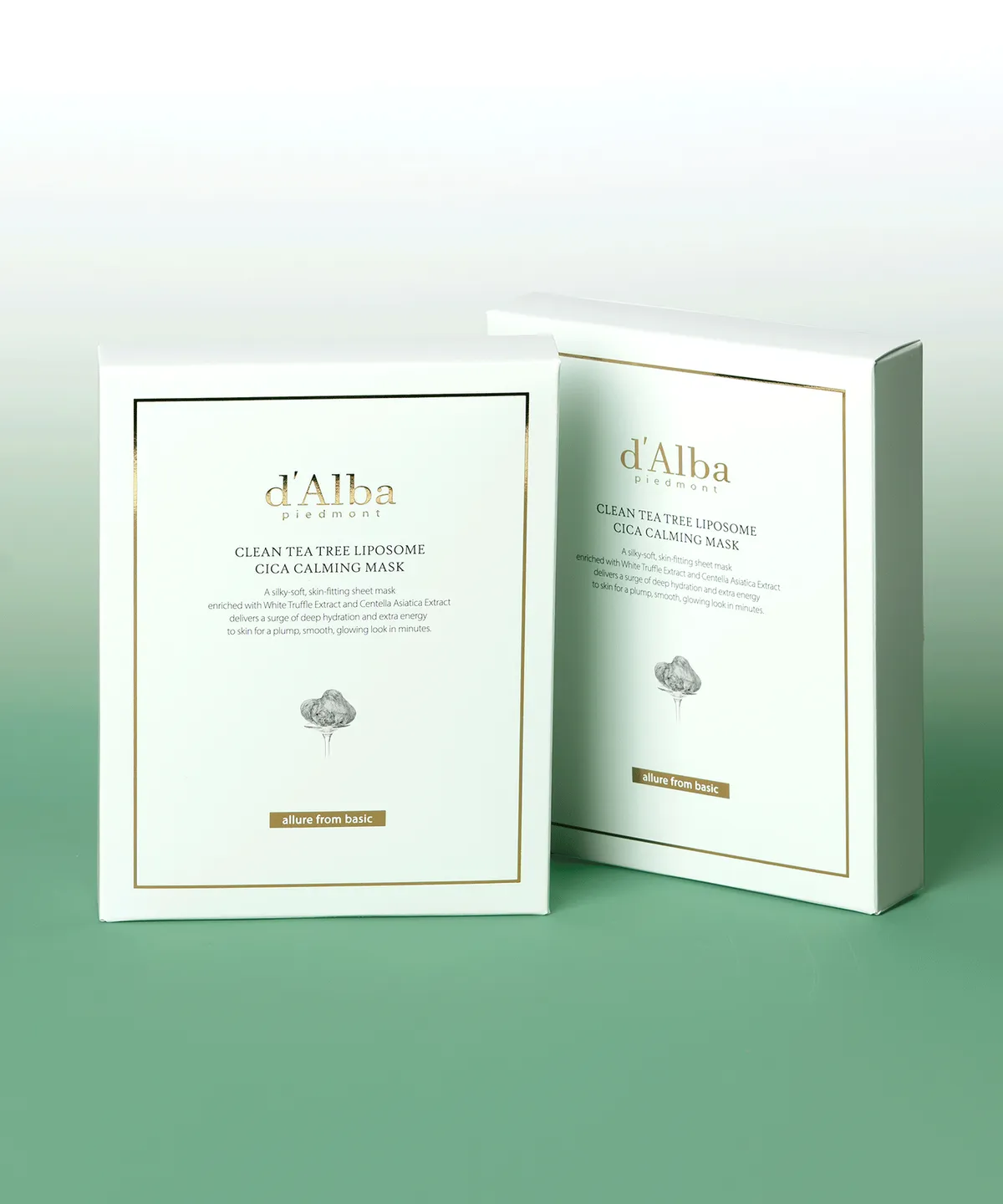 D'ALBA 淨透茶樹脂質體積雪草舒緩面膜