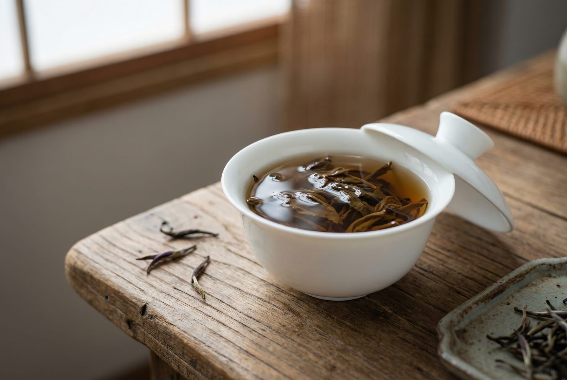 紫芽山茶沖泡茶湯