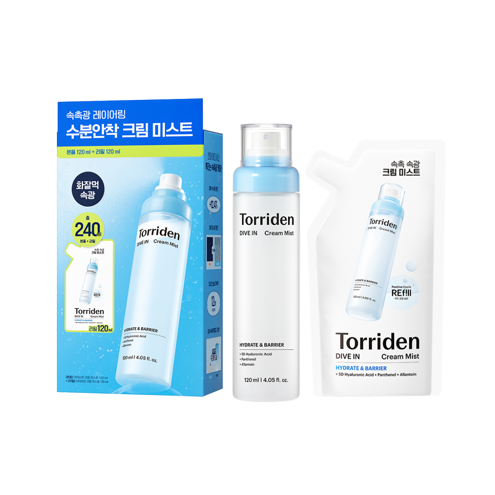 TORRIDEN 核心深層補水精華噴霧120ml (+補充裝120ml)