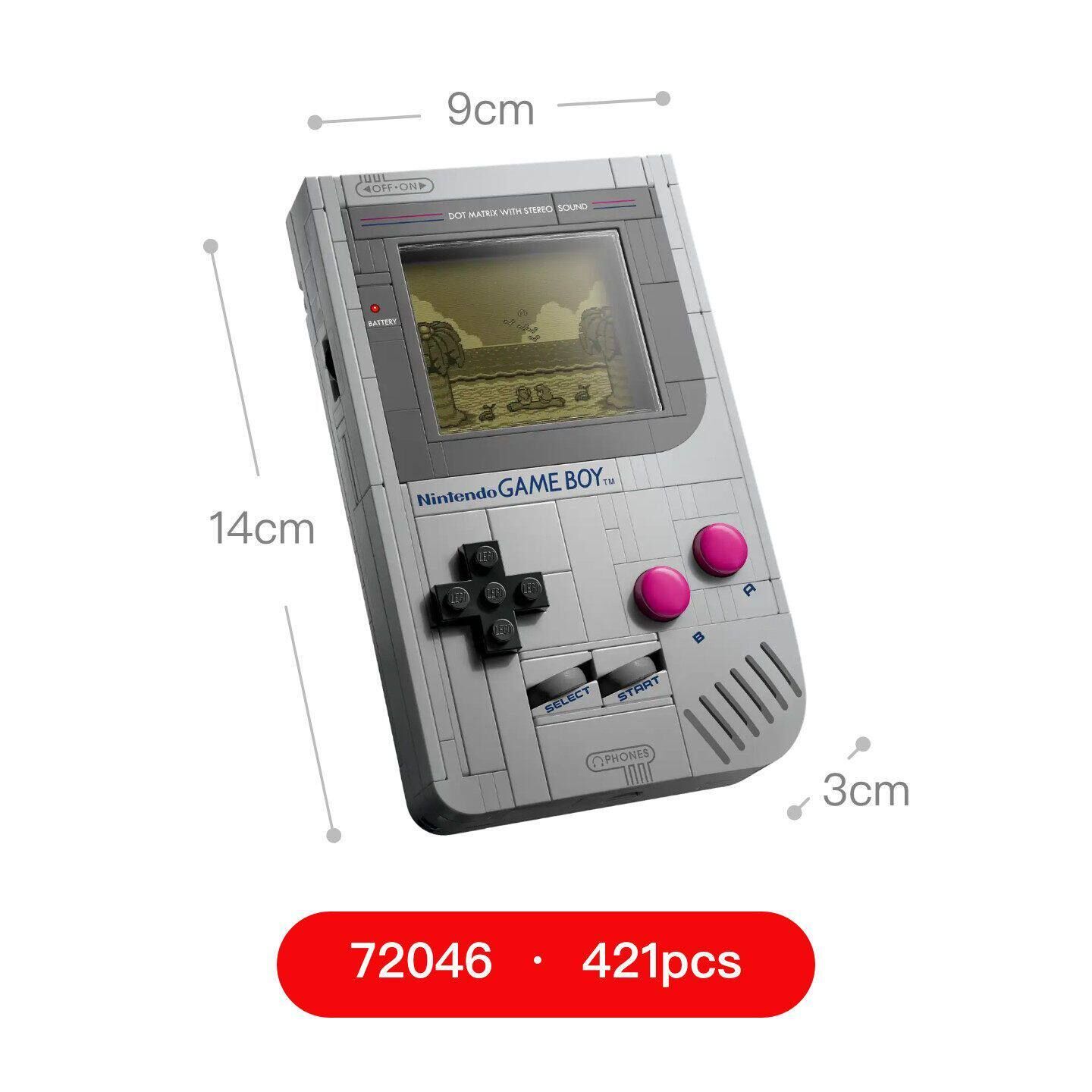 Super Mario Game Boy Building Set Fit Lego NO BOX NA020