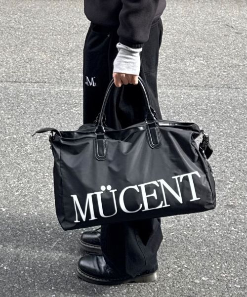 【Luxury】 MUCENT 波士頓旅行包 大手提字母包 雙面字母設計 大LOGO 含肩背帶 送小包 男女款