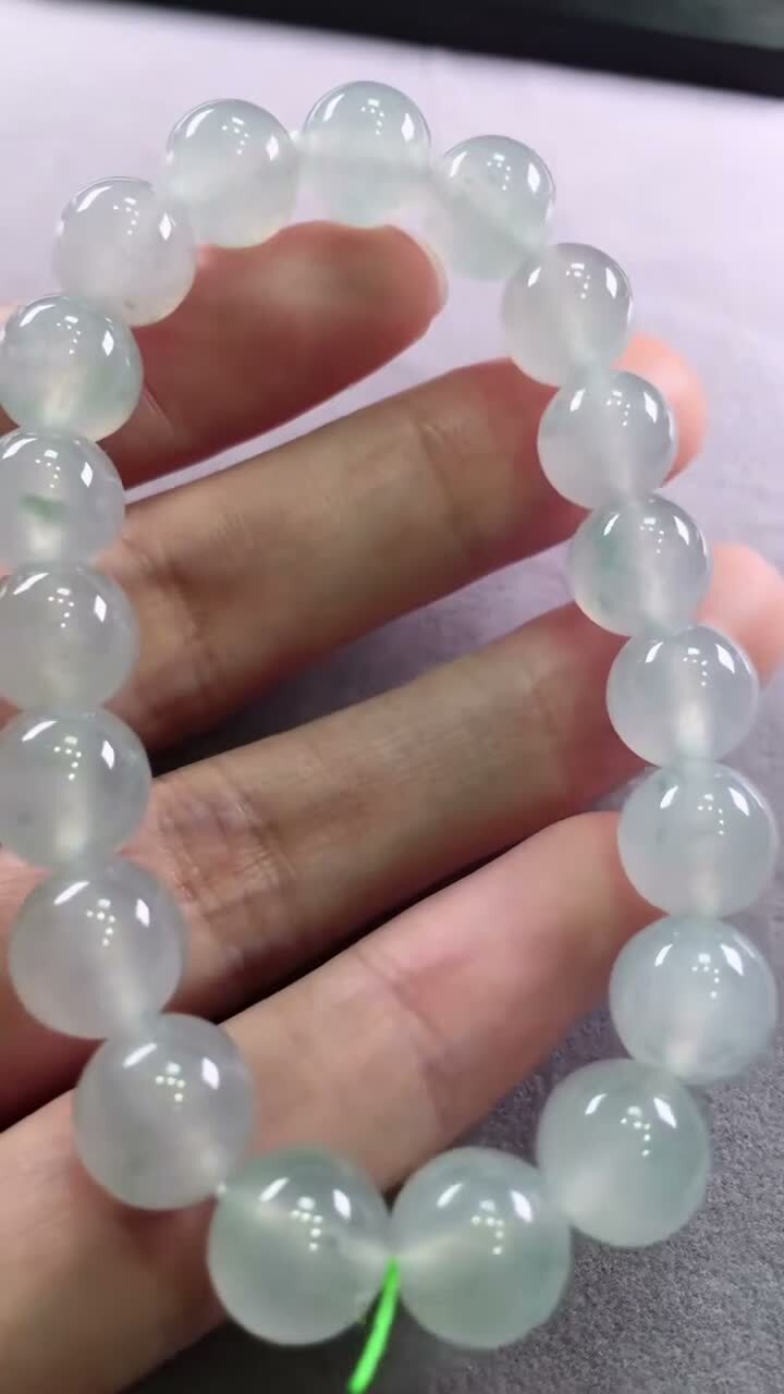 翡翠高冰手串 (10.2mm直徑),天然翡翠A玉, 緬甸玉, Jade, Jadeite