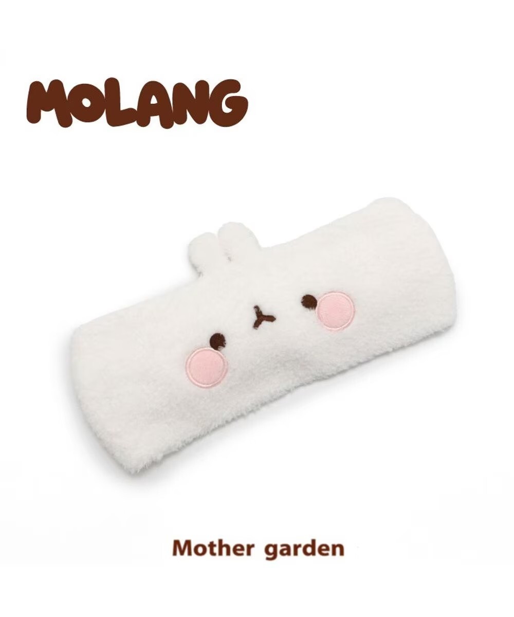 MOLANG 萌浪兔  洗臉髮帶 (1入) 絨毛洗臉髮帶