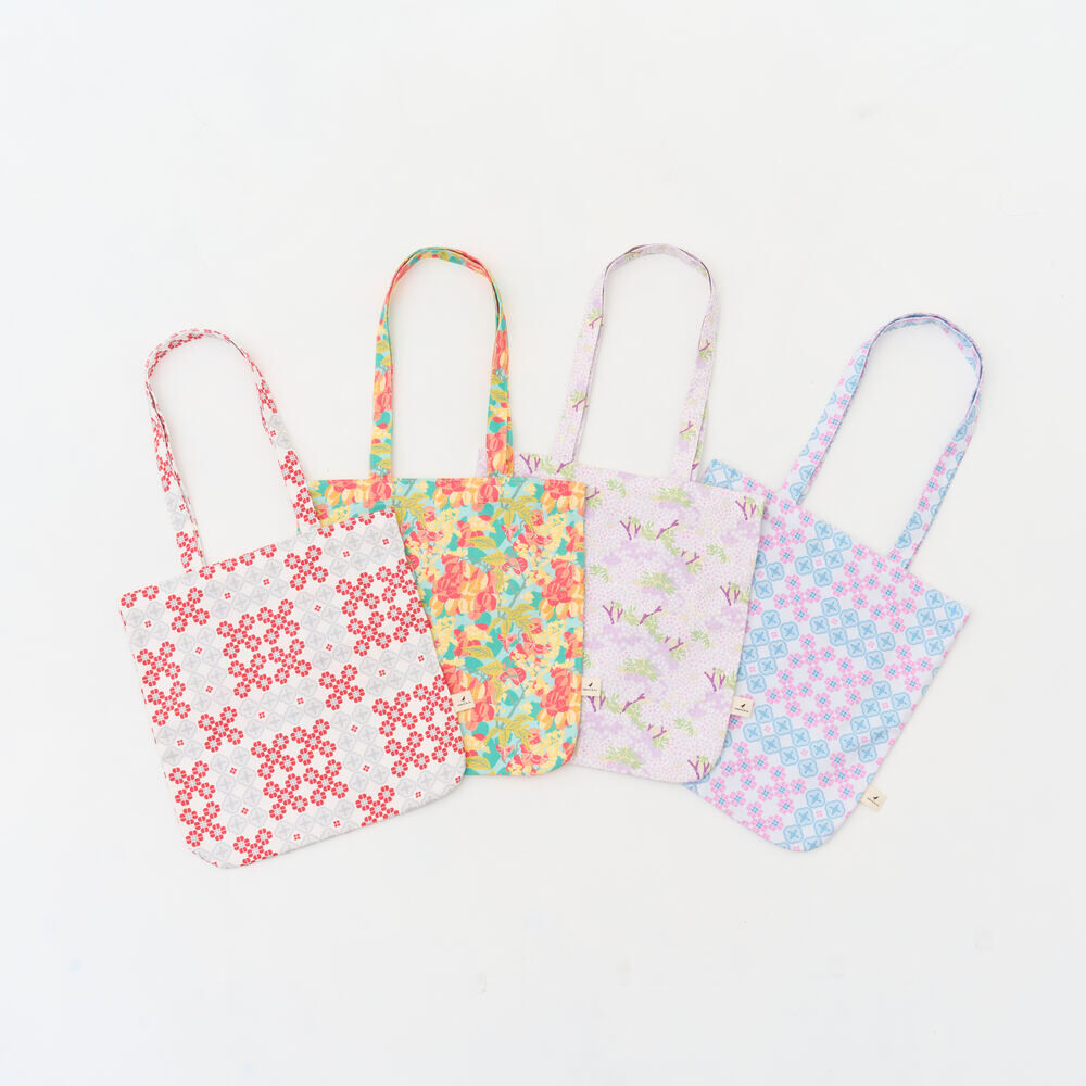 印花樂圓角方形購物袋/台灣原生樹/台灣欒樹