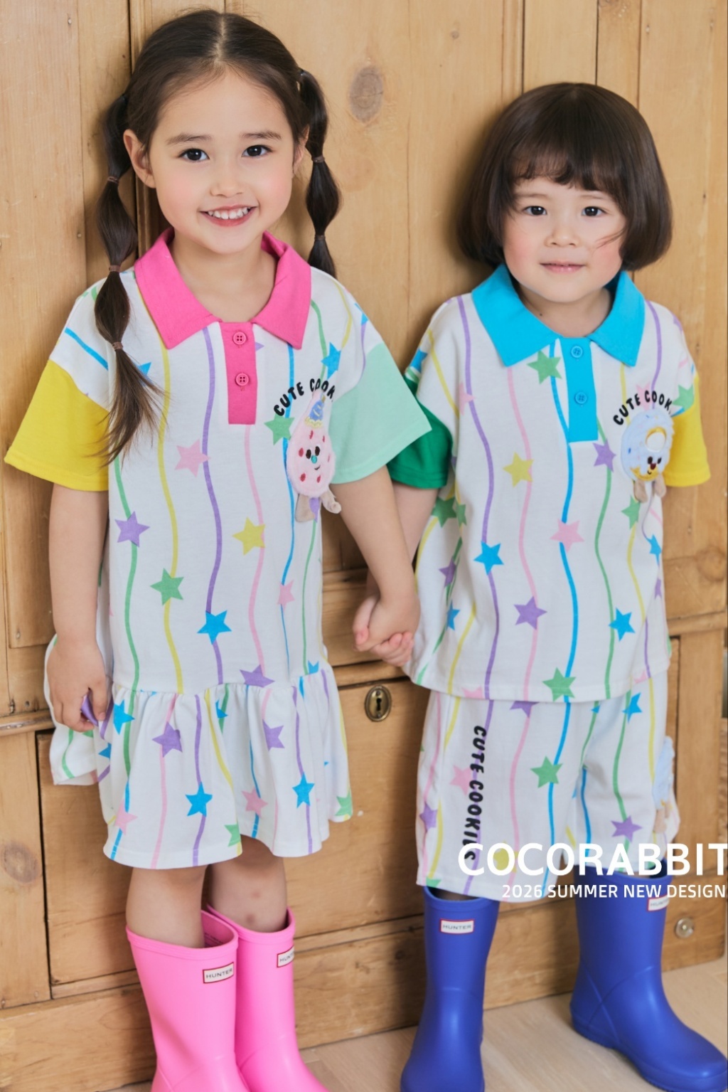 韓國🇰🇷COCORABBIT 可愛餅乾套裝/洋裝(S-2XL)