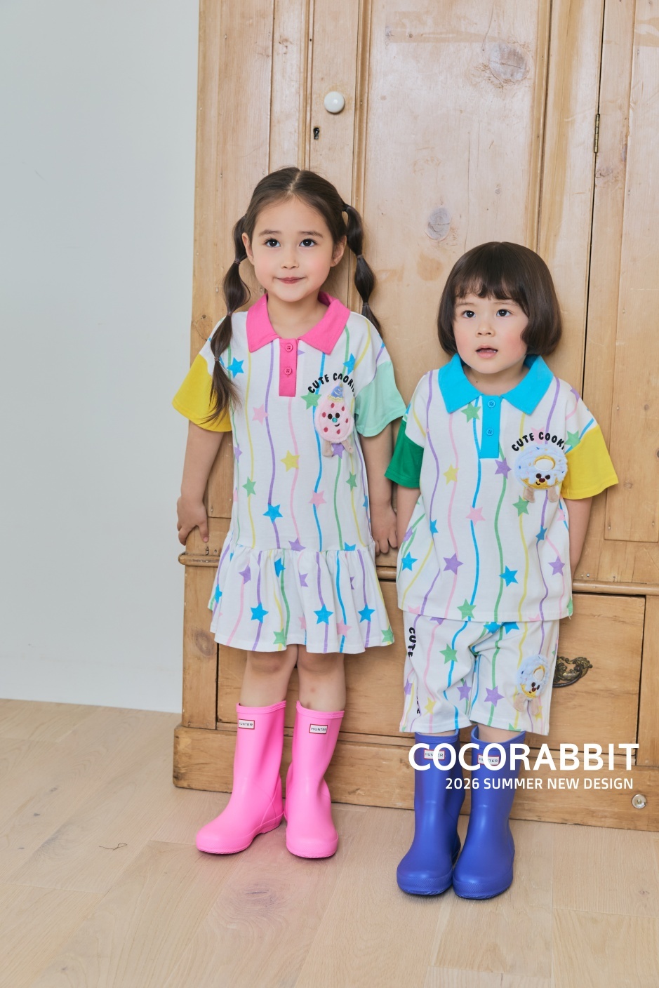韓國🇰🇷COCORABBIT 可愛餅乾套裝/洋裝(S-2XL)