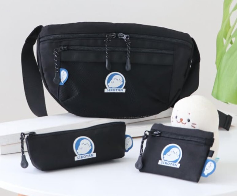 Sirotan  藍色Logo系列 側背包、零錢包、筆袋