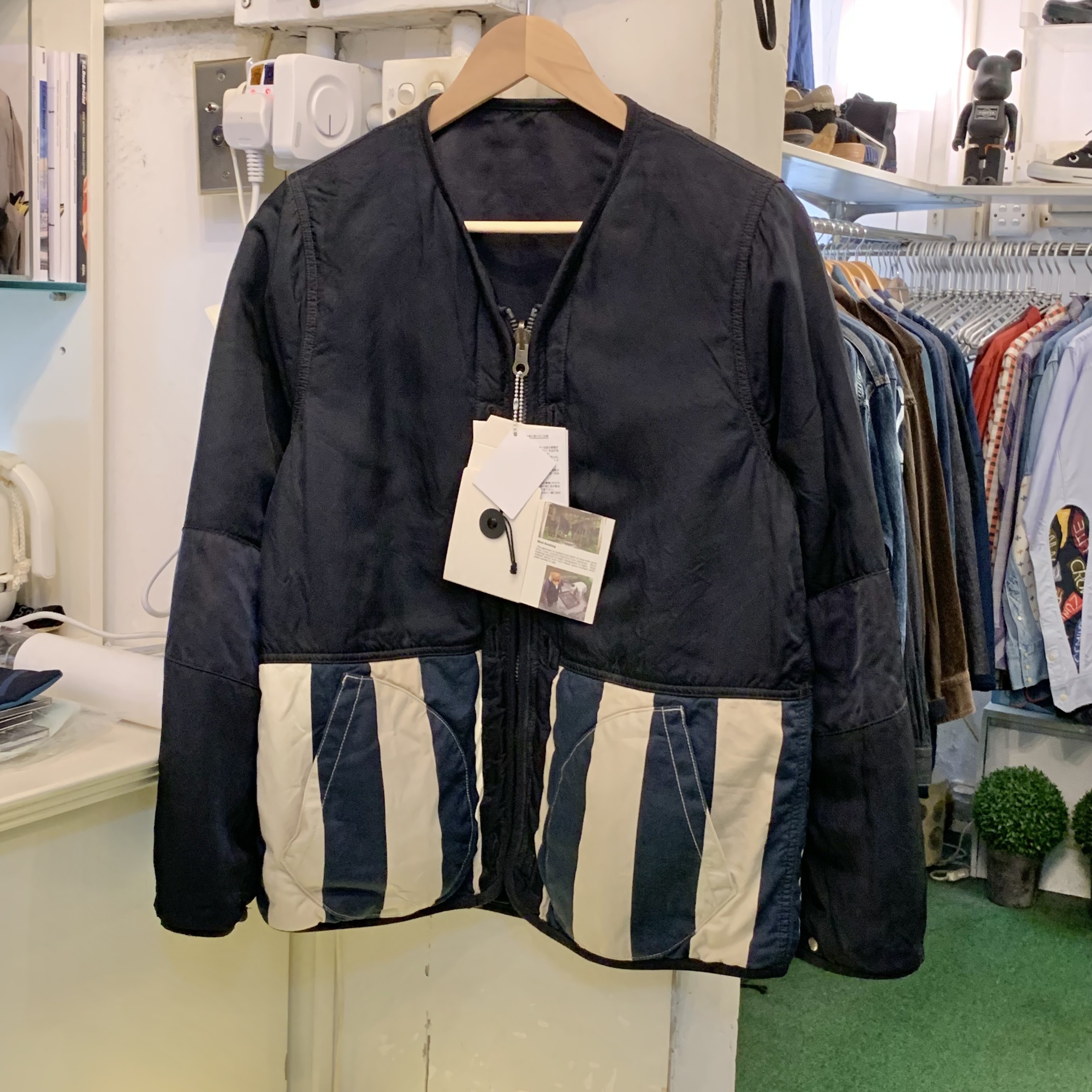 VISVIM IRIS LINER JKT REVERSIBLE *MUD DYE 泥染 - NAVY SIZE 2 IN STOCK NOW (現貨發售中)