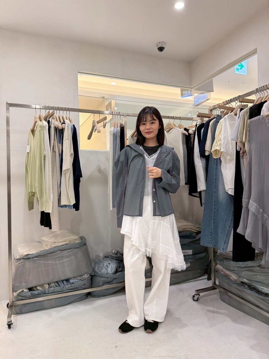 MB6013 混絲連帽外套