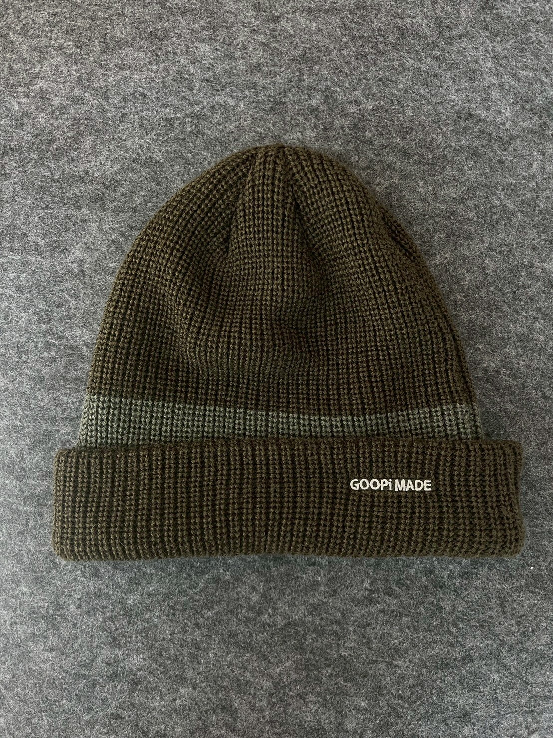 GOOPiMADE “MB-7” SOFTBOX Patchwork Beanie Moss