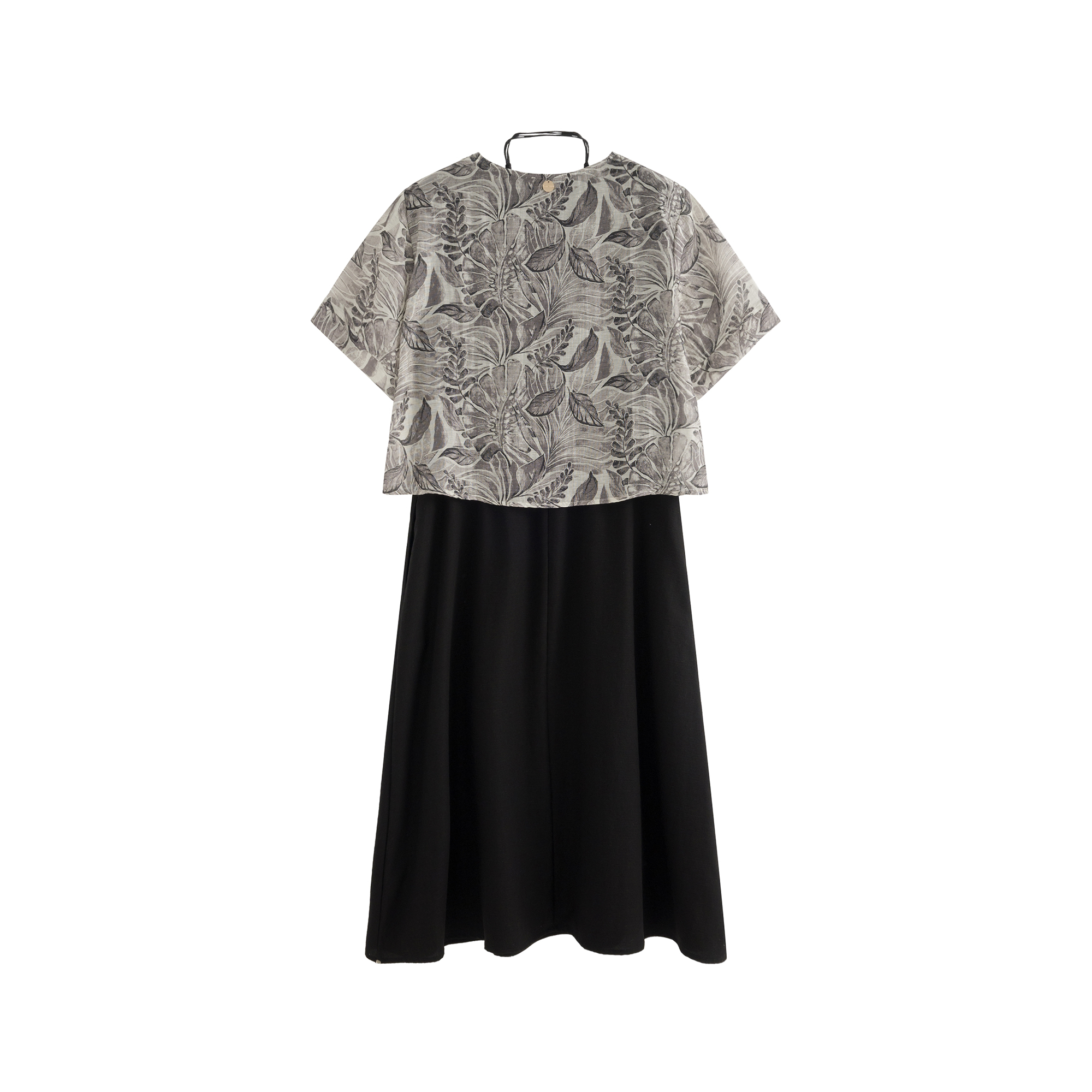 mi-tu 假兩件連身裙