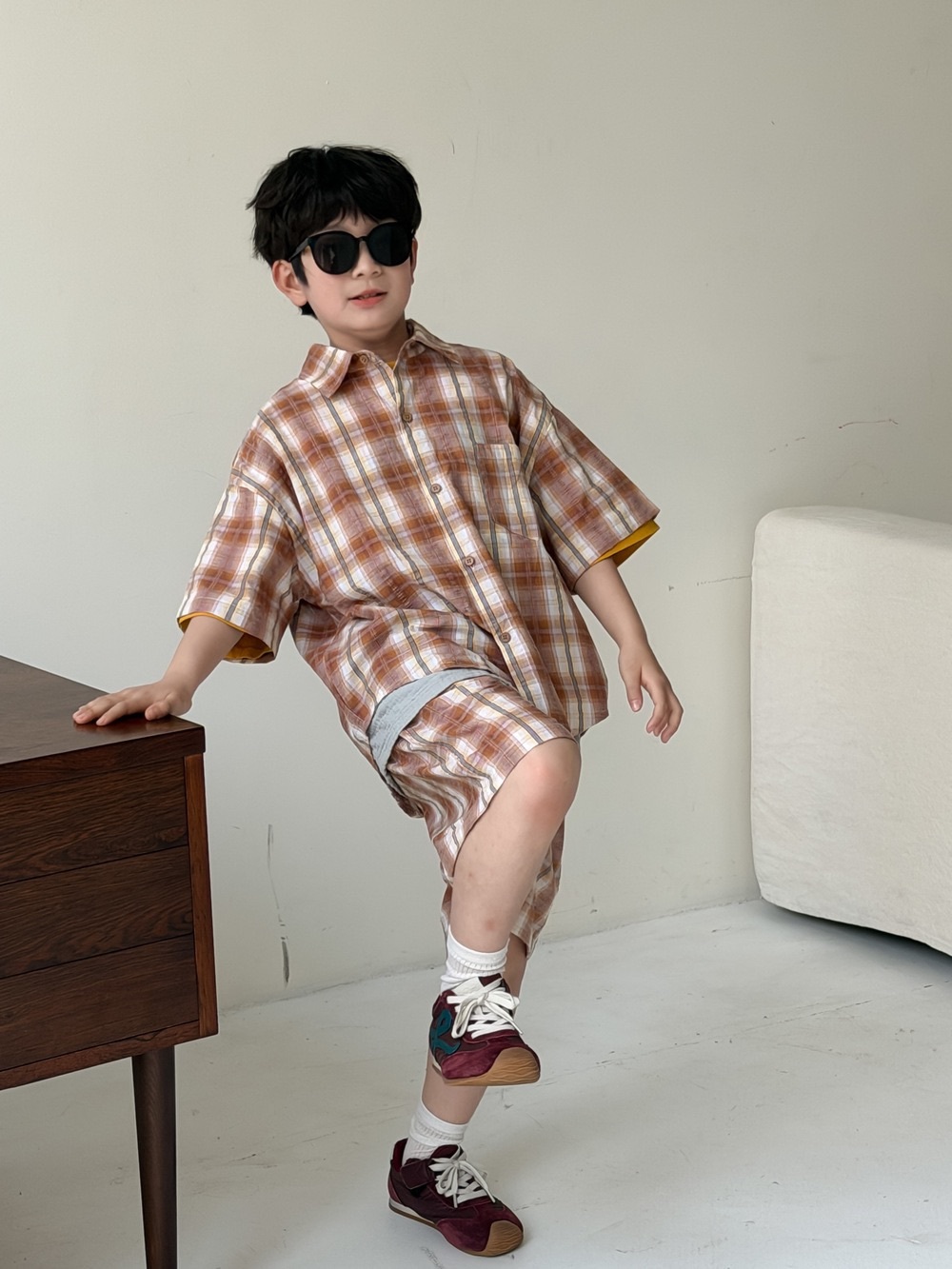 兄弟姐妹一起穿_格子洋裝/套裝