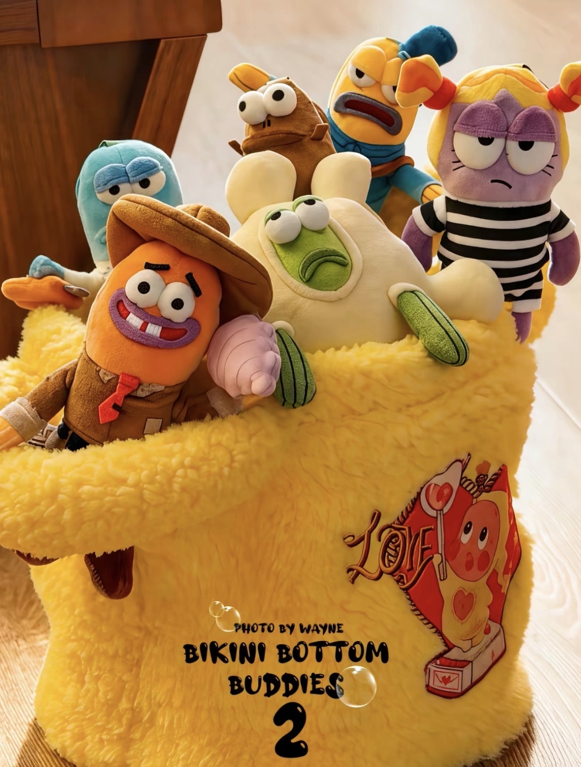 （預購）POPMART 海綿寶寶 比奇堡的居民們 2.0 系列絨毛吊飾盲盒