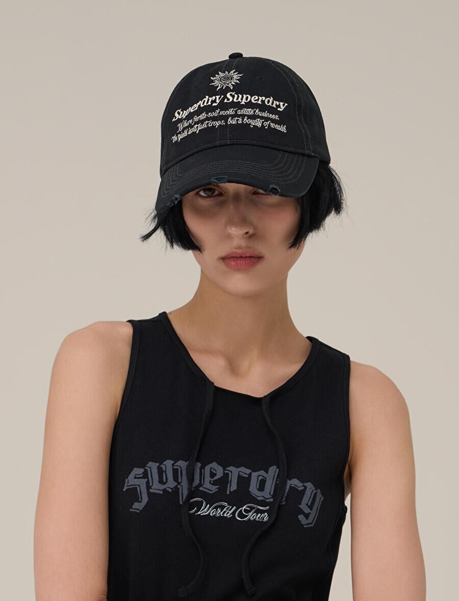 【直播】Superdry LX041057 復古刺繡棒球帽 (SDUGQYP21)