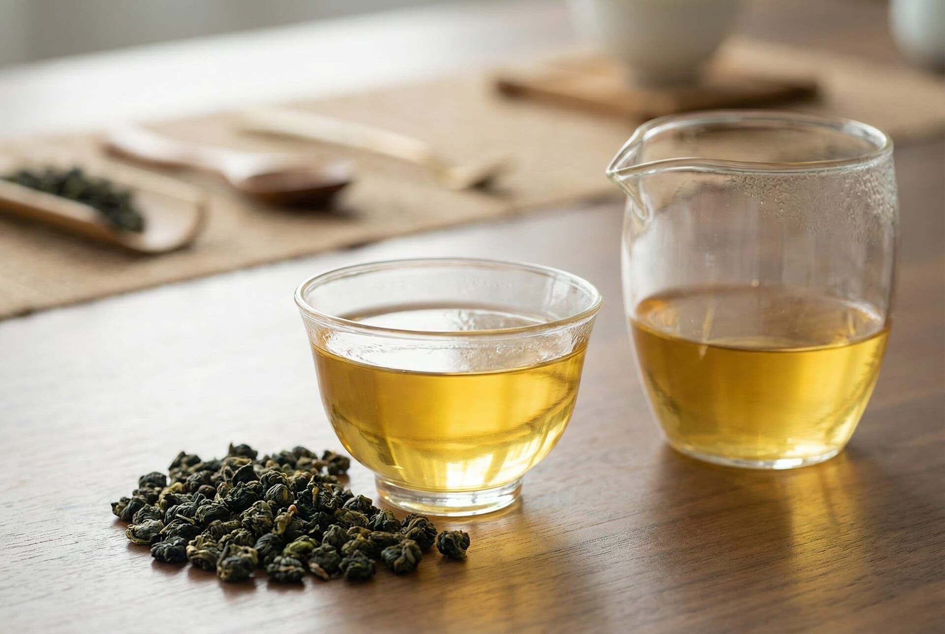 高山烏龍茶湯色