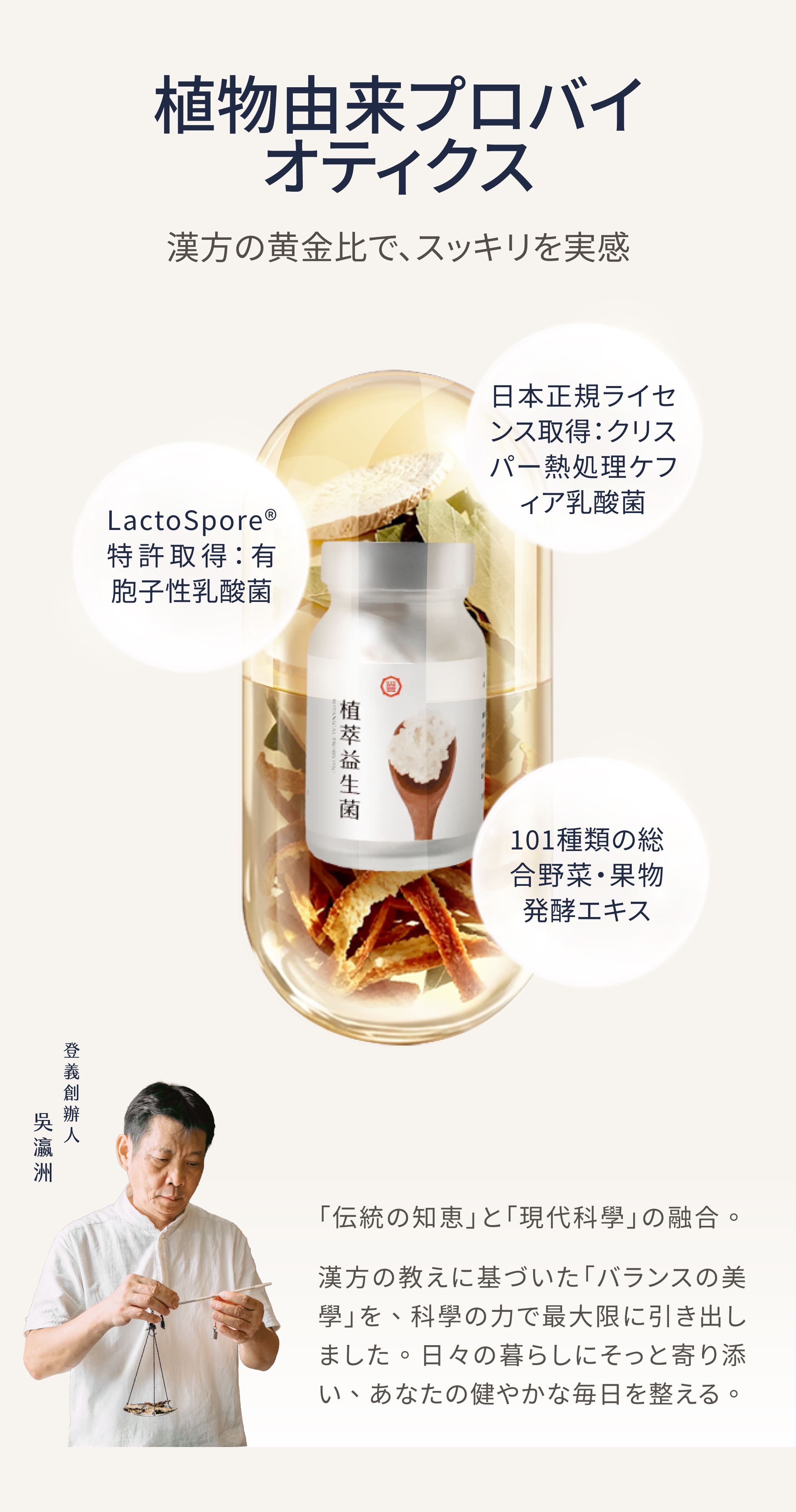 Dengyi 植物由来プロバイオティクス の特徴