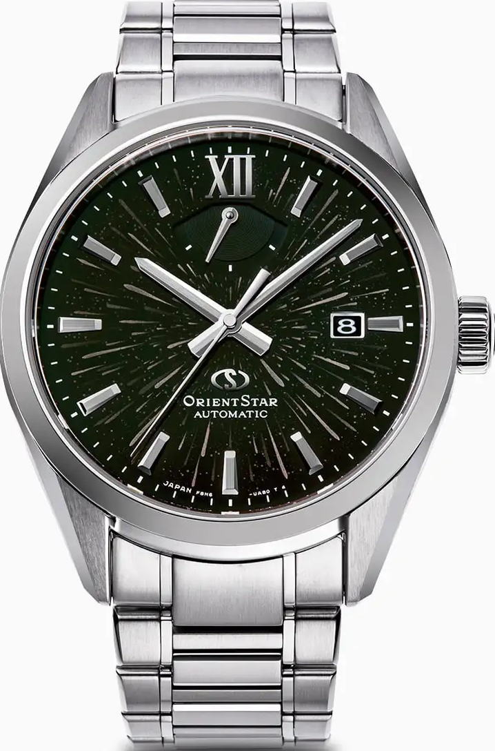 萬年鐘錶 - 東方錶  ORIENT STAR  東方之星 M34 F8 流星雨錶盤60小時動力儲存機械錶 RE-BX0009B 錶徑 : 40mm