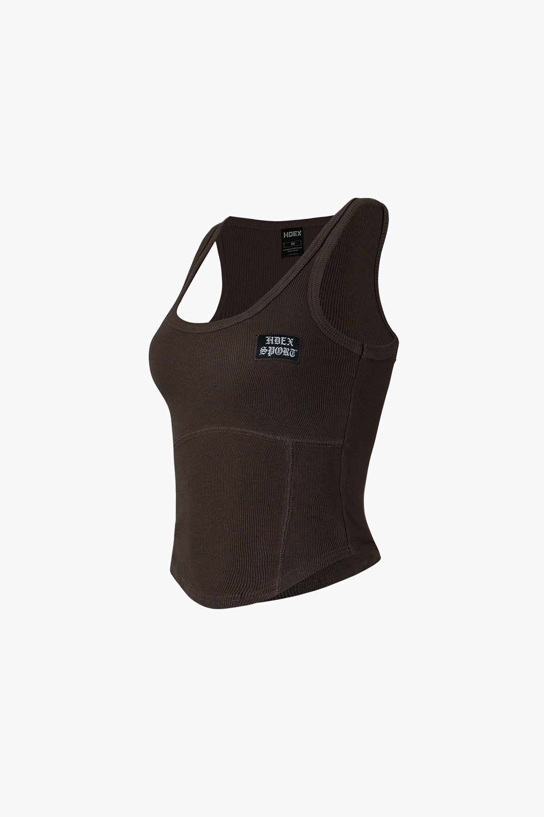 【即時收看直播減至$198一件！重温減至$208一件😱🔥】【韓妹大熱運動日常品牌HDEX🔥】Womens Round Cover Stitch Tank Top (Black/Brown/White)