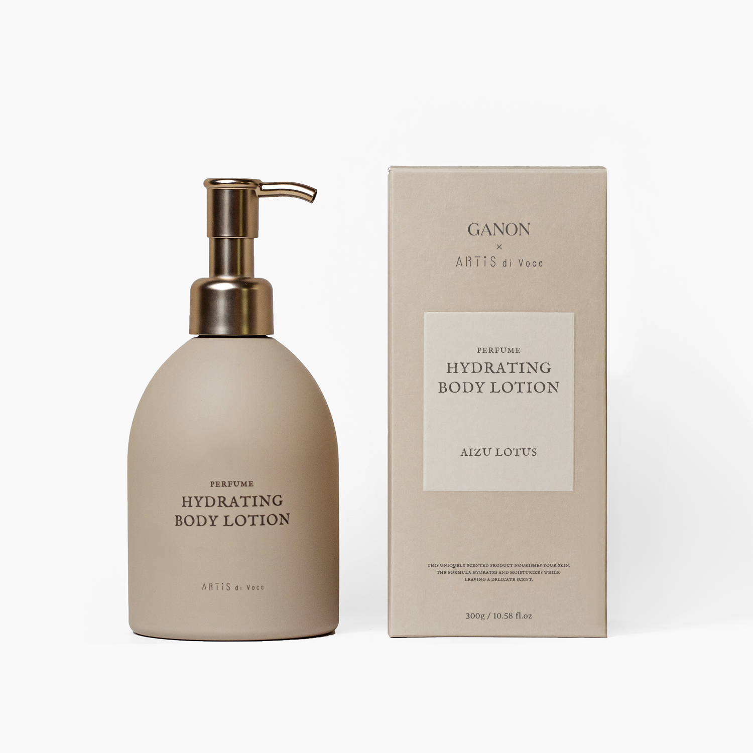 ARTiS di Voce x GANON 香氛保濕身體乳液300g - 會津芙荷