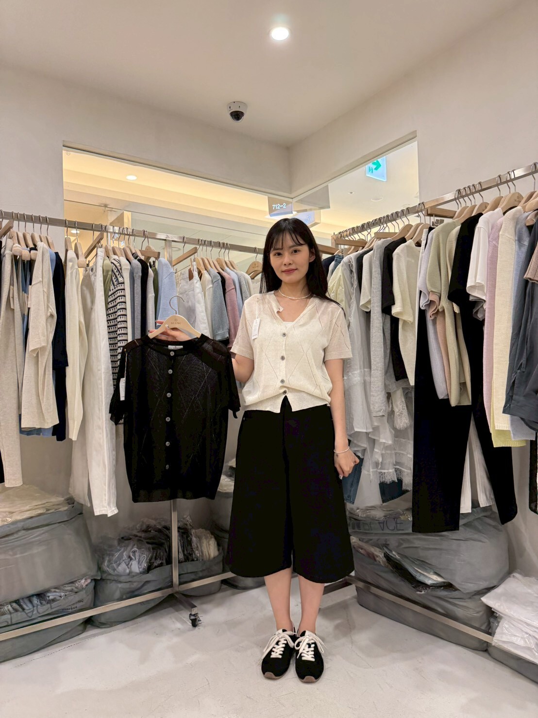 MB6004 菱格線料小外套