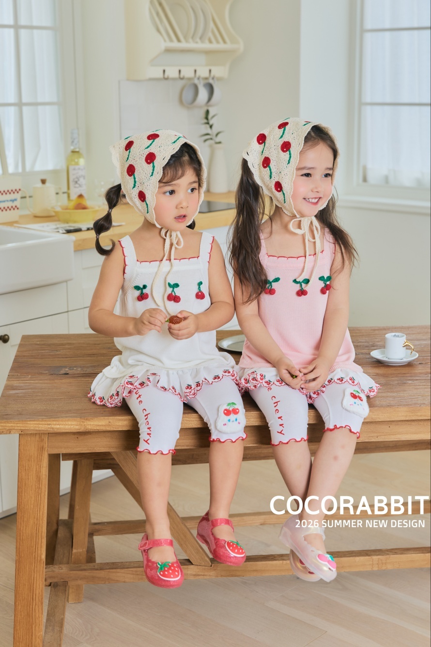 韓國🇰🇷COCORABBIT 櫻桃吊帶洋裝/內搭褲(S-2XL)