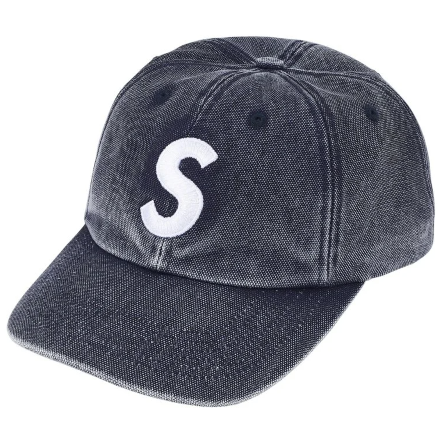 SUPREME PIGMENT COATED S LOGO 6-PANEL 水洗感 六分割帽 黑色/深藍/紅色/咖啡色/淺藍/國旗-SS26H3