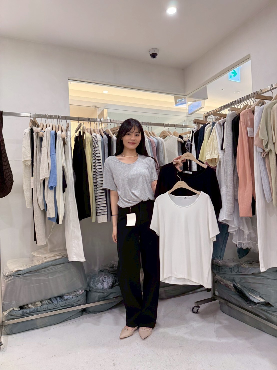 MB6029 莫代爾彈性寬鬆Tee