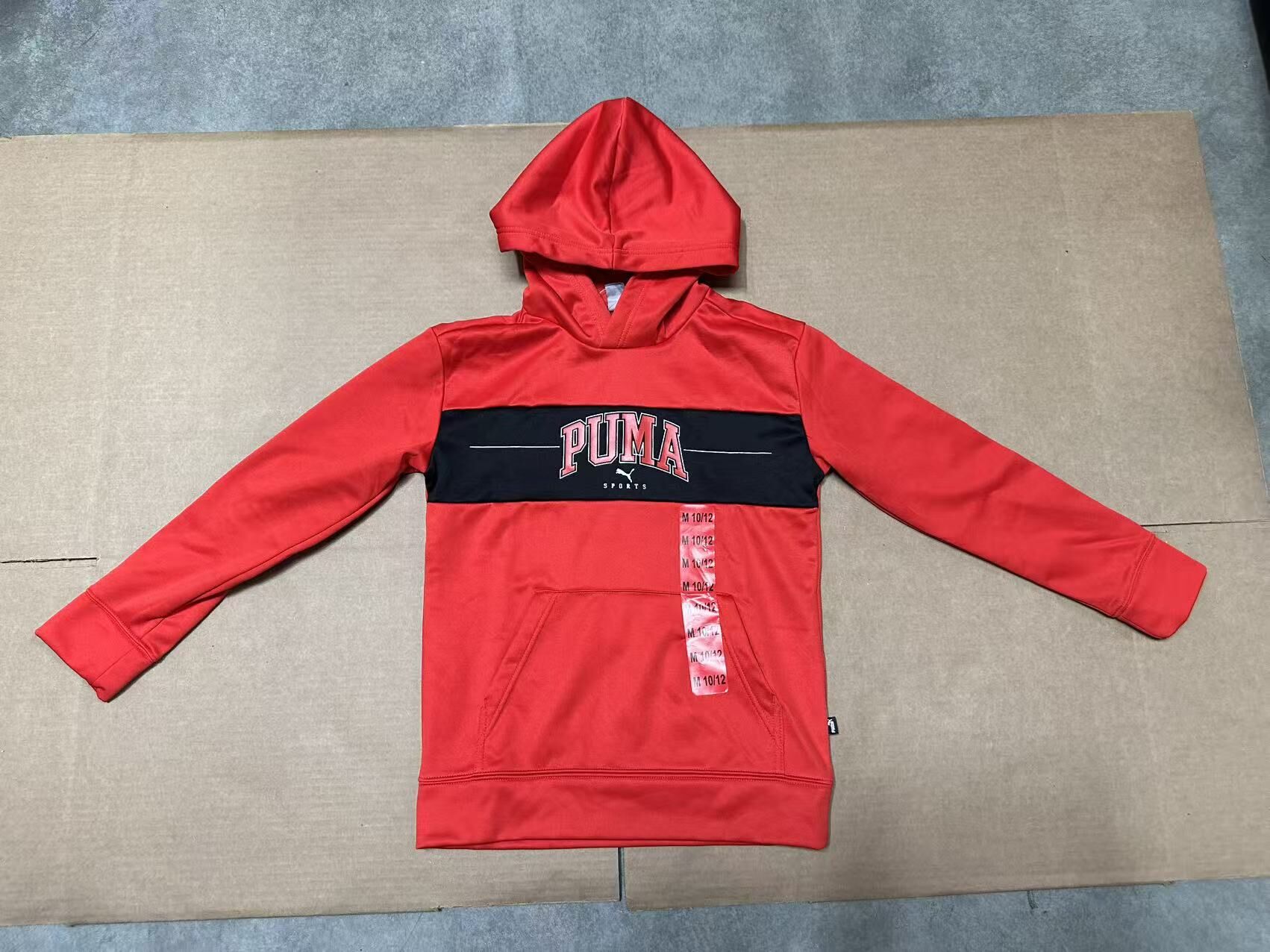 【現貨】H041056 PUMA 男童套頭連帽衛衣