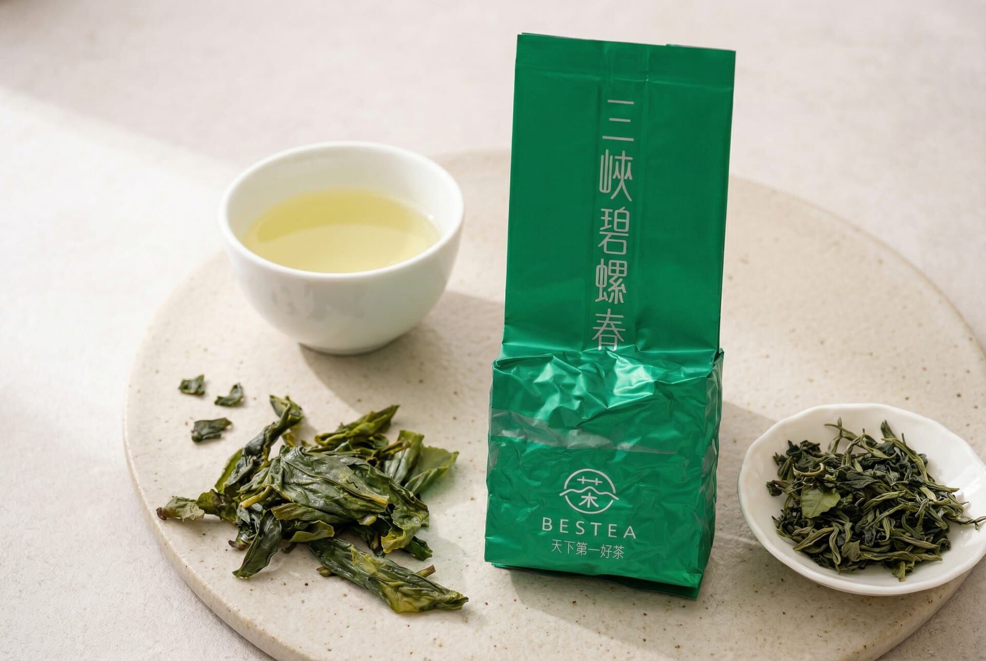 綠茶、碧螺春、龍井