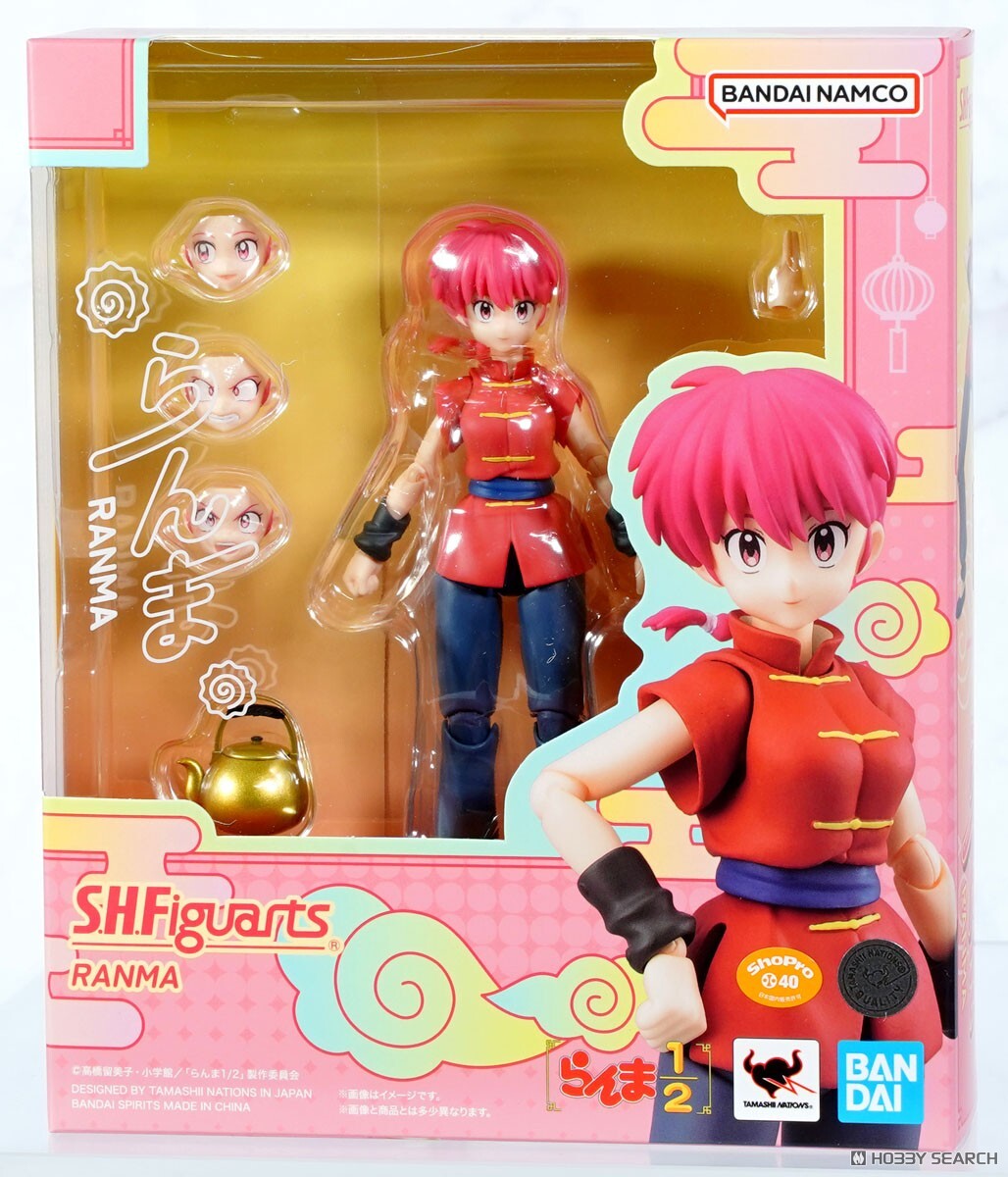 特價 全新 萬代 SHF 亂馬  女生 1/2 可動完成品